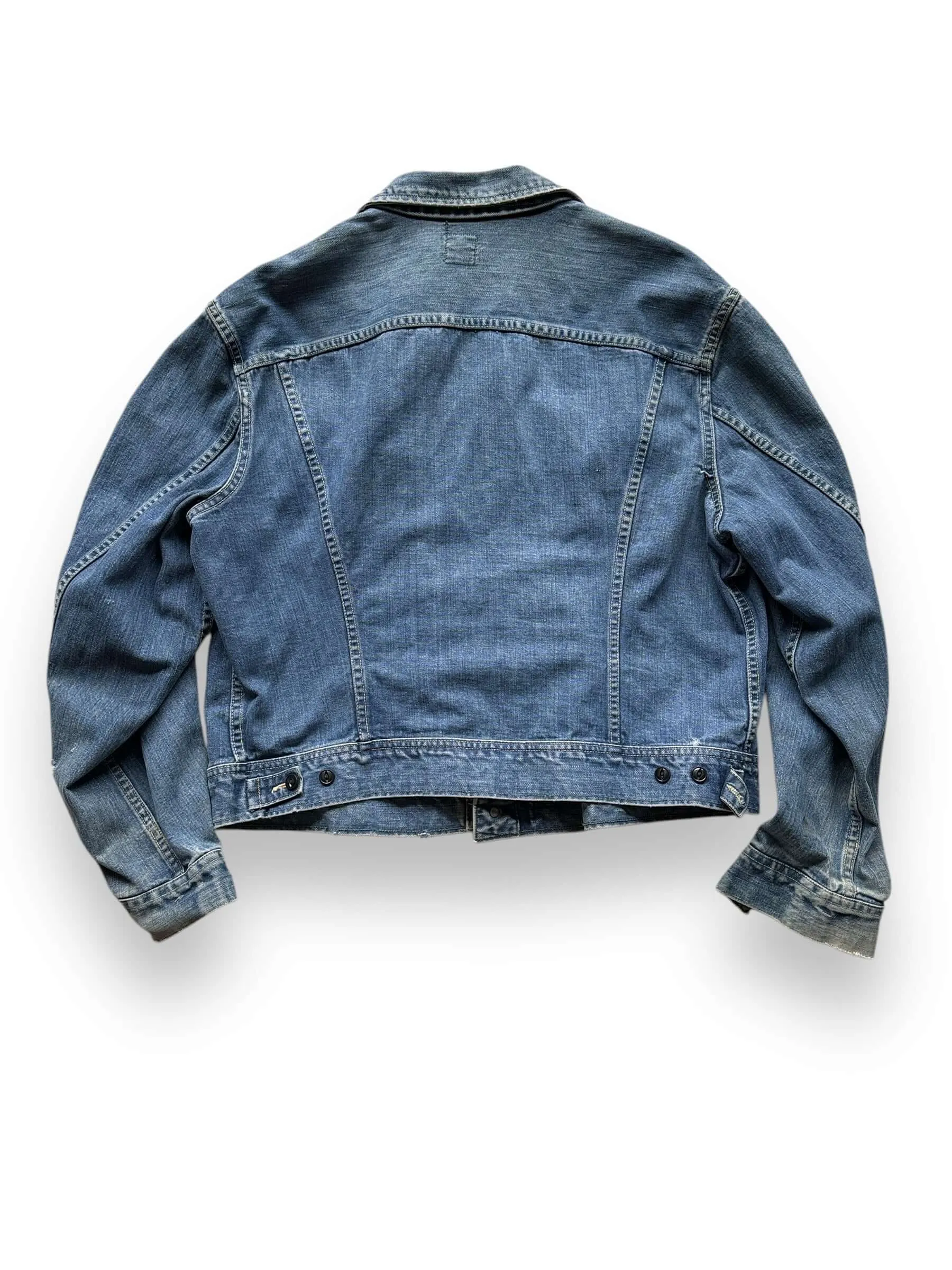 Vintage Lee 101-J Denim Jacket SZ 50 Long