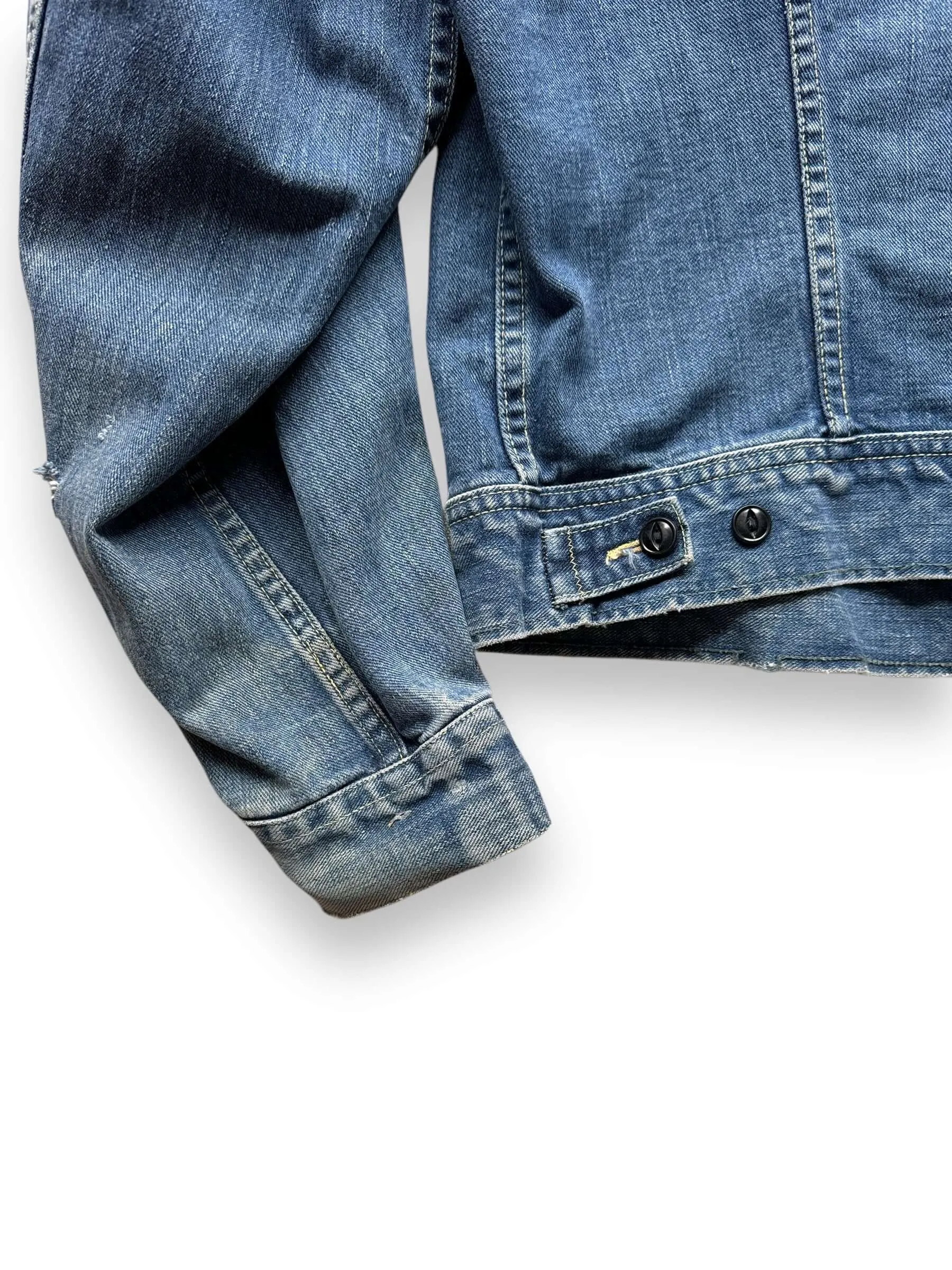 Vintage Lee 101-J Denim Jacket SZ 50 Long