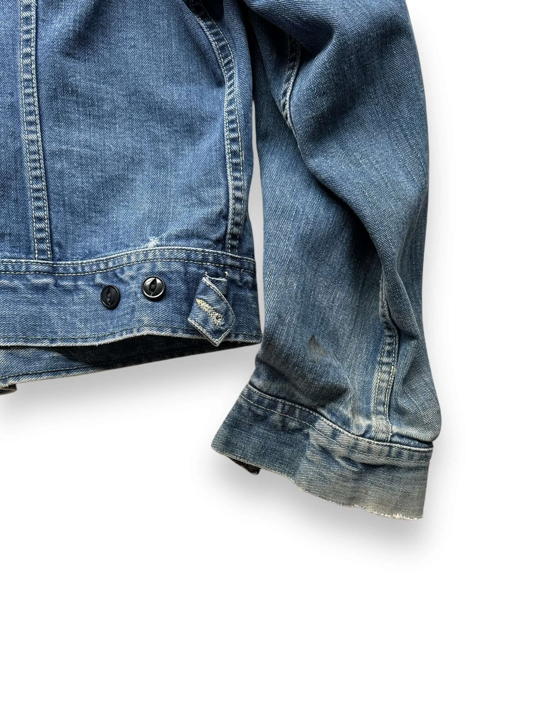 Vintage Lee 101-J Denim Jacket SZ 50 Long