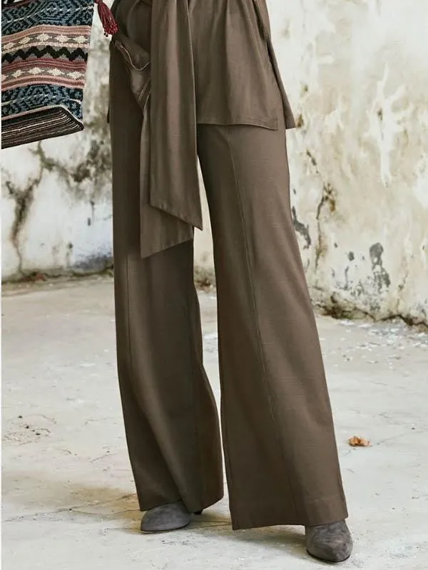 Wide Leg Slacks
