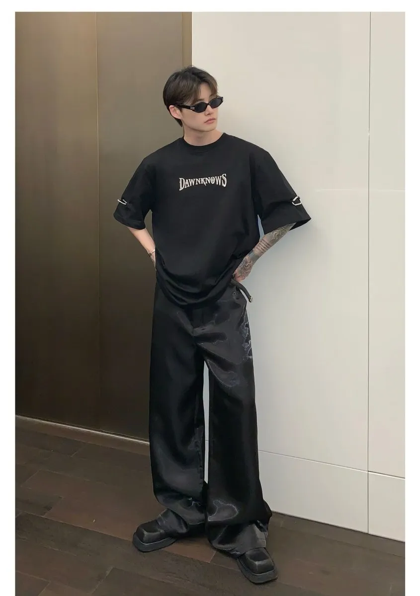 Wide silk pants or1315