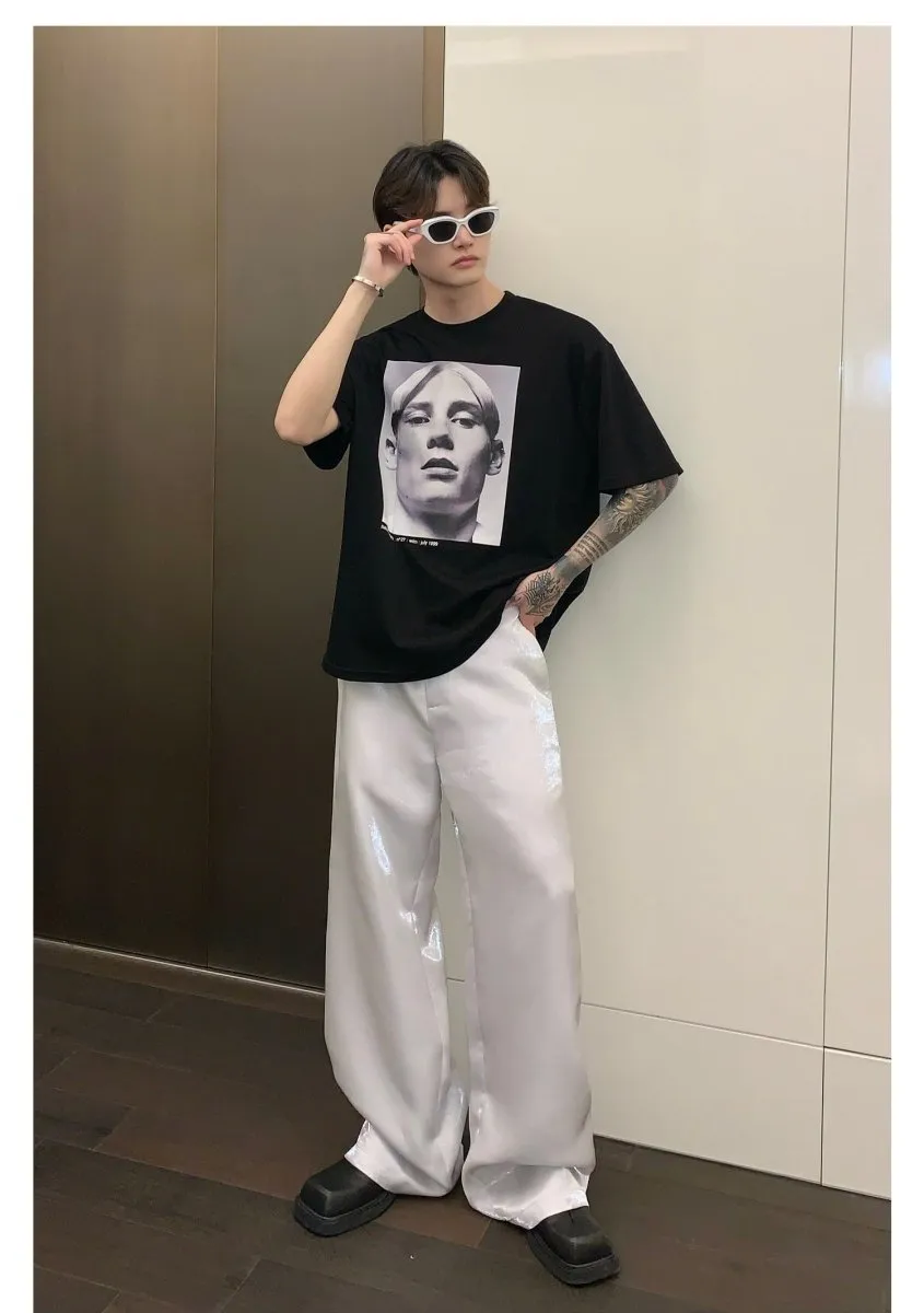 Wide silk pants or1315