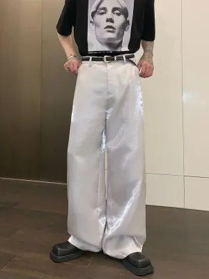 Wide silk pants or1315