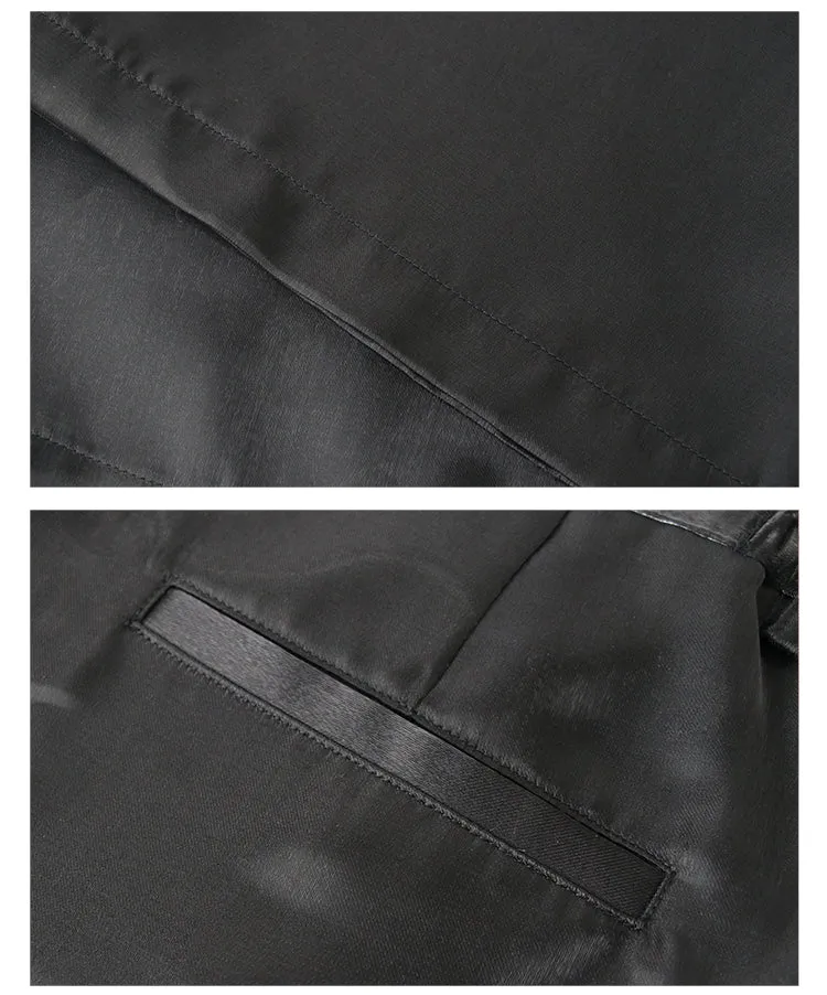 Wide silk pants or1315