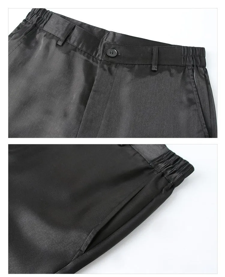 Wide silk pants or1315