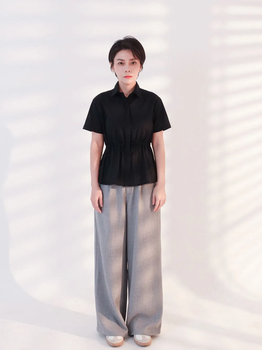 Wide Slacks Grey