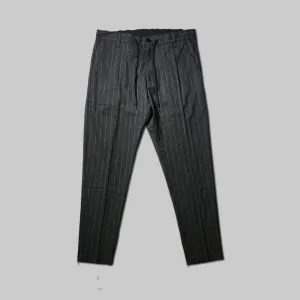 Wool stripe slacks