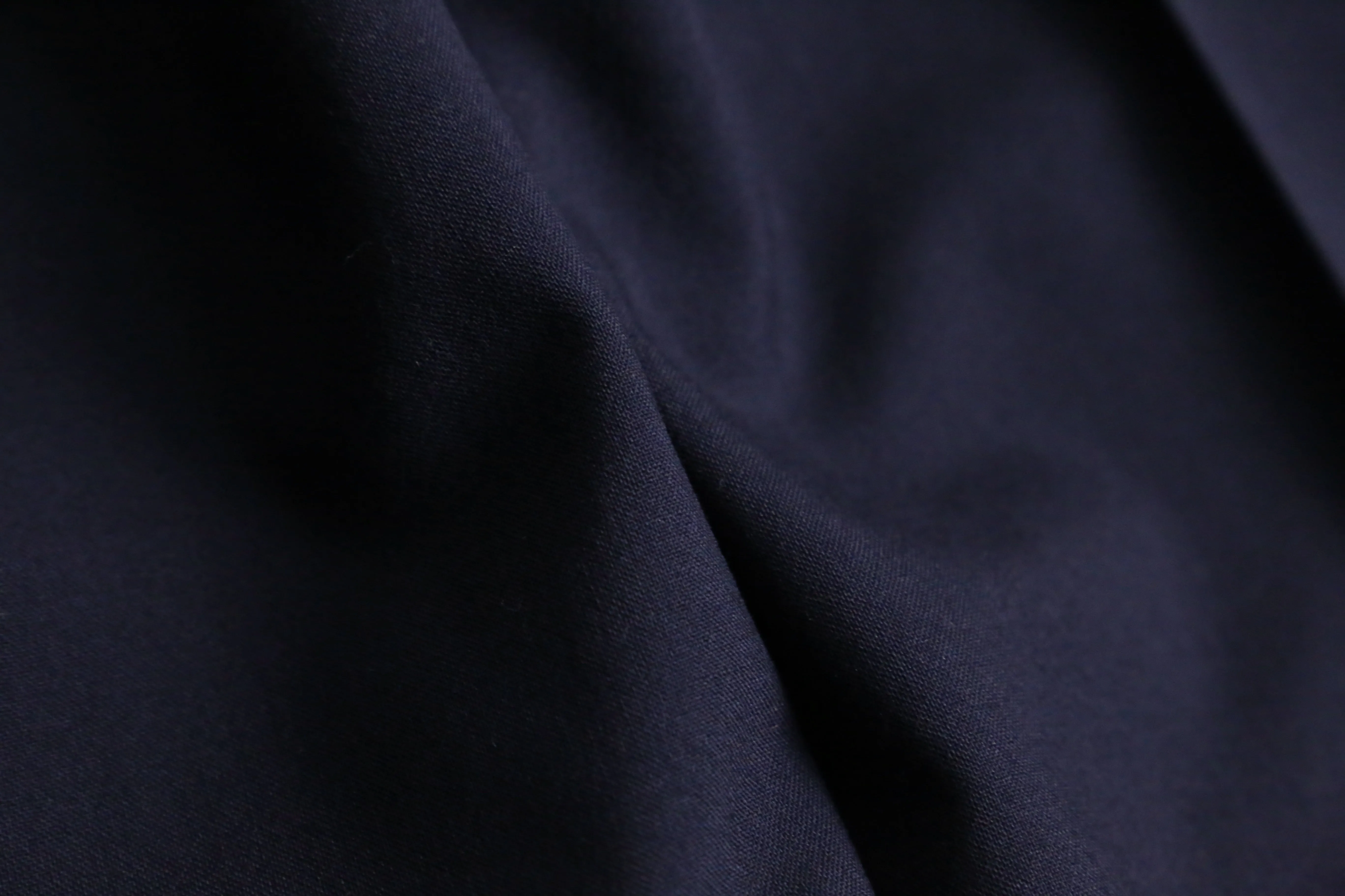 “Yves Saint Laurent” navy straight slacks